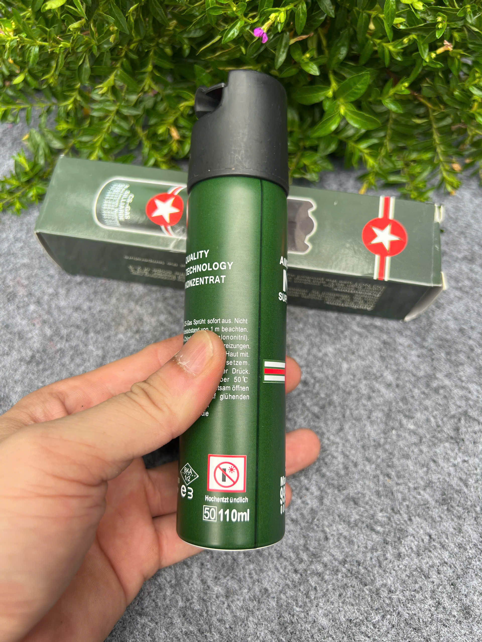 Bình xịt hơi cay Nato 110ml - Ảnh 2